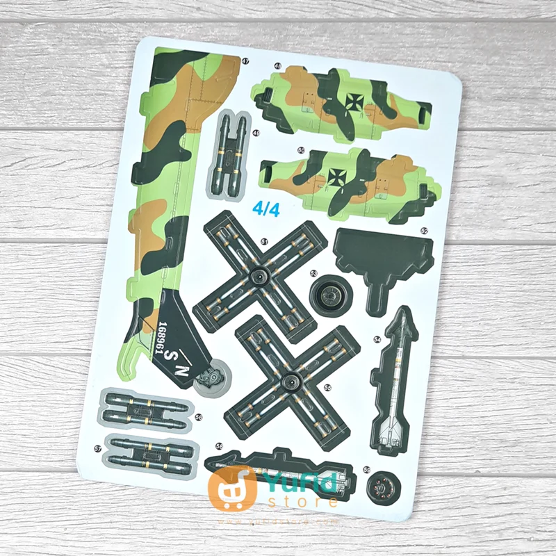 AISHANGPIN 3D PUZZLE DIY TOY AH-1Z VIPER ASP 1891-M PUZZLE 3D HELIKOPTER AH-1Z VIPER - Image 6