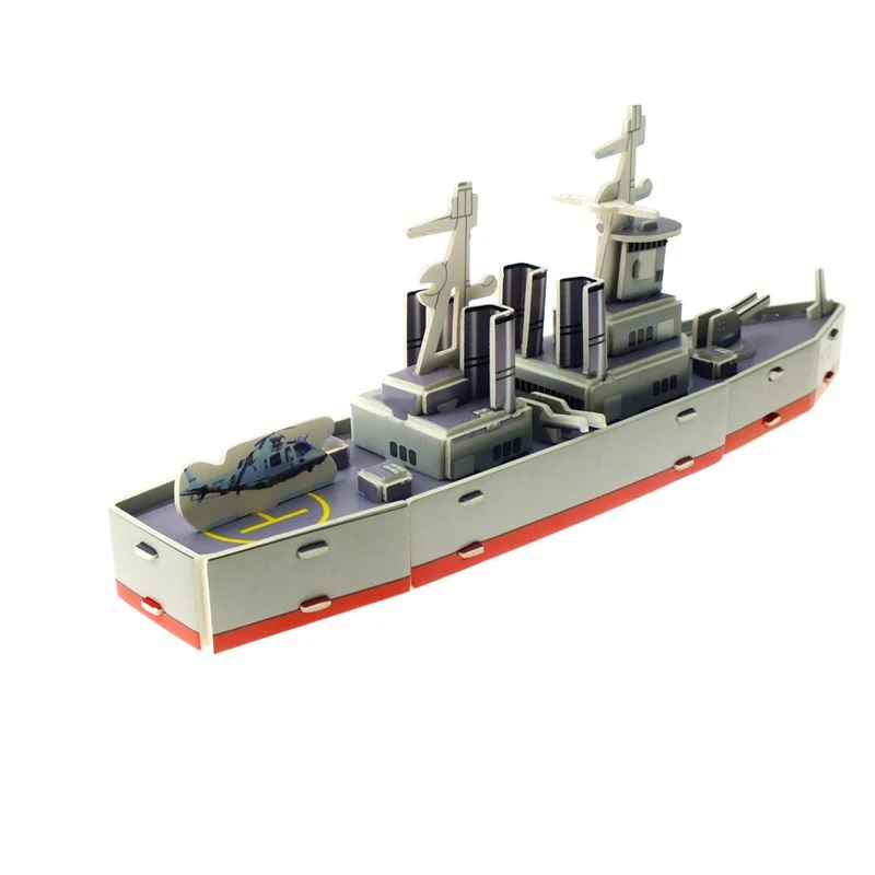 AISHANGPIN 3D PUZZLE DIY TOY FRIGATE MS 1690-21 PUZZLE 3D KAPAL FRIGATE - Image 8