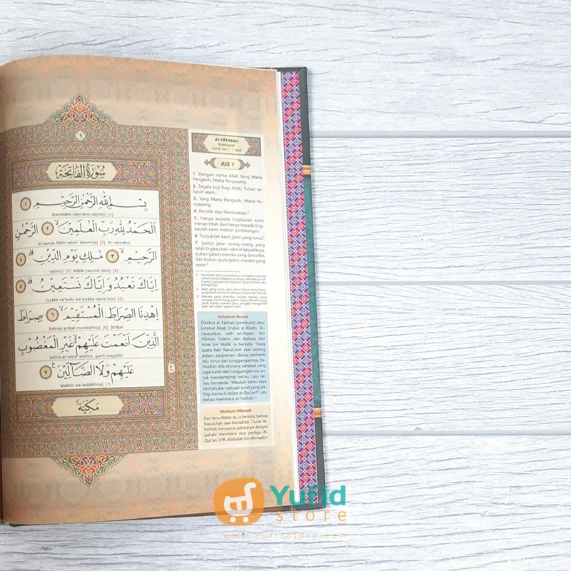 AL-QURAN AL-KARIM TAJWID WARNA TERJEMAH DAN TRANSLITERASI A5 (BERAS AL-FATH) - Image 6