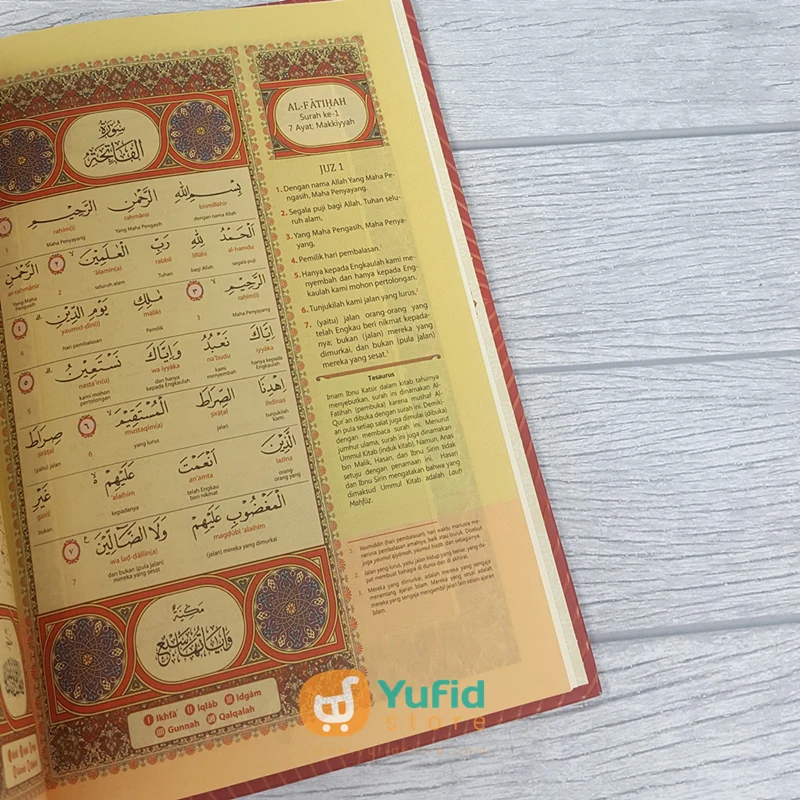 Al-Quran Al-Wasim Tajwid Kode Transliterasi Per Kata Terjemah Kata Ukuran A5 (CBS) - Image 3