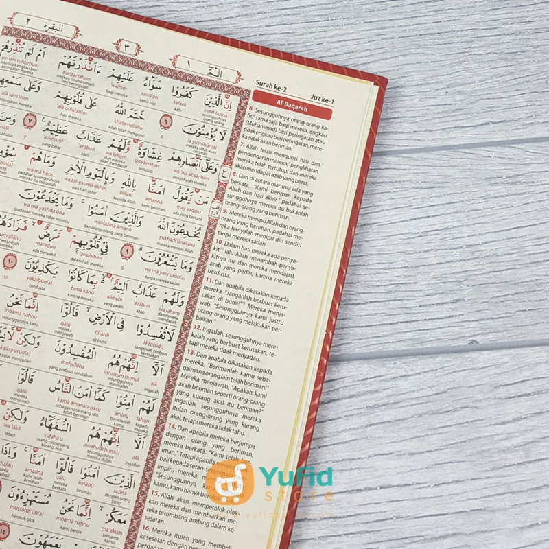 Al-Quran Al-Wasim Tajwid Kode Transliterasi Per Kata Terjemah Kata Ukuran A5 (CBS) - Image 4