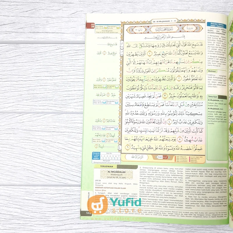 AL-QURAN HAFALAN AL-HUFAZ JUZ 28 29 30 UKURAN A5 (CORDOBA) - Image 5
