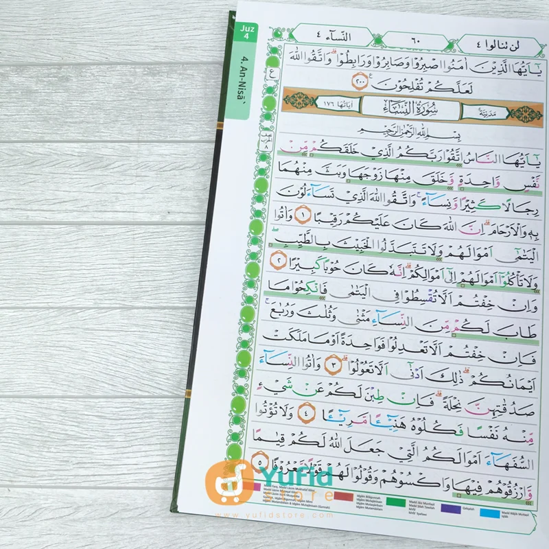 AL-QURAN TAJWID WARNA AT-TADARRUS LANSIA A3 (AL-FASYAM QURAN) - Image 8