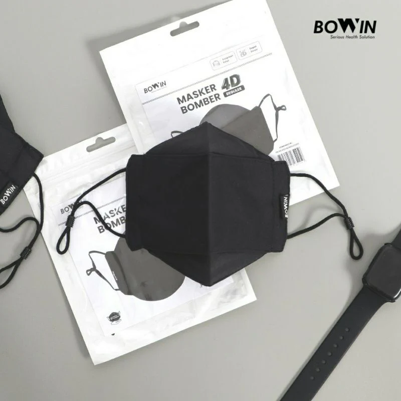 Bowin Masker Bomber 4D Reguler Dewasa - Image 4