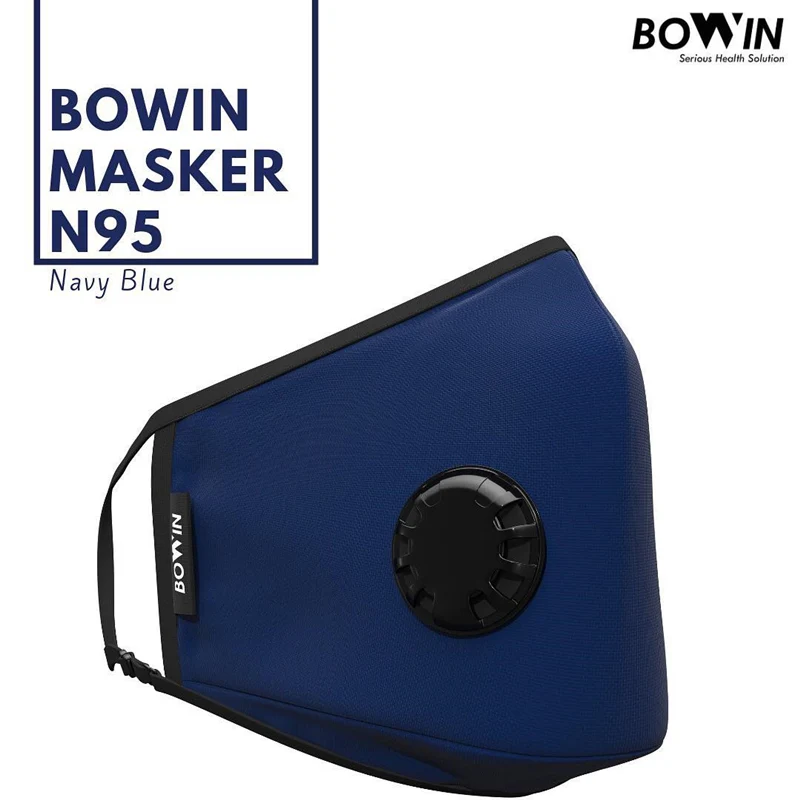 Bowin Masker N95 CV Navy Blue - Image 4