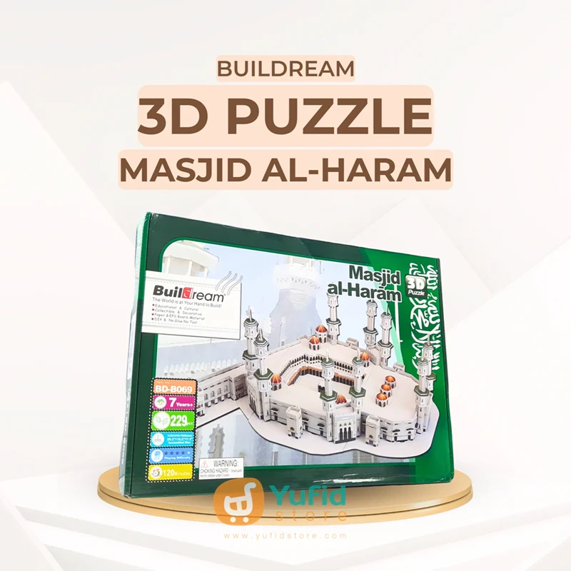 BUILDREAM 3D PUZZLE MASJID AL-HARAM BD-B069