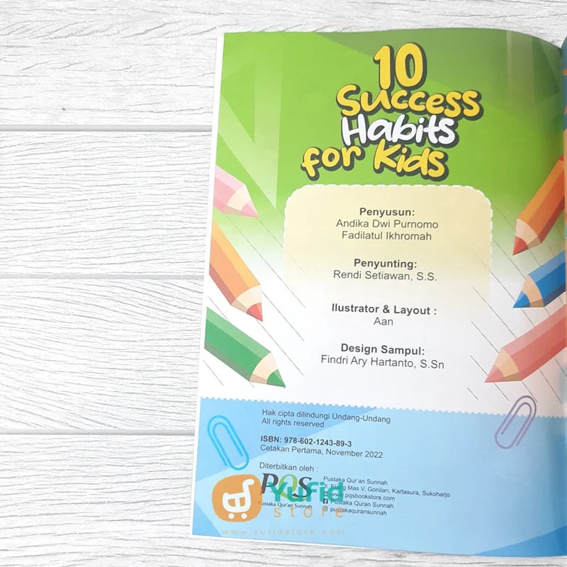 BUKU 10 SUCCESS HABITS FOR KIDS (PQS) - Image 3