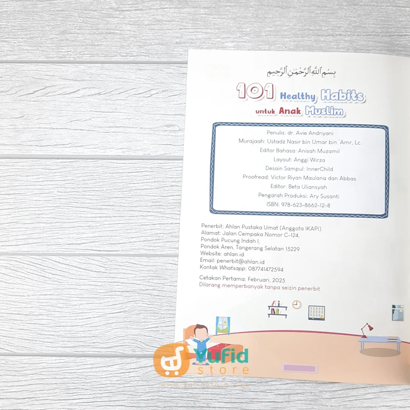 BUKU 101 HEALTHY HABITS UNTUK ANAK MUSLIM (AHLAN) - Image 3