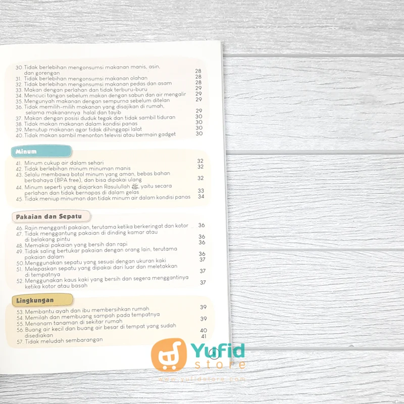 BUKU 101 HEALTHY HABITS UNTUK ANAK MUSLIM (AHLAN) - Image 5
