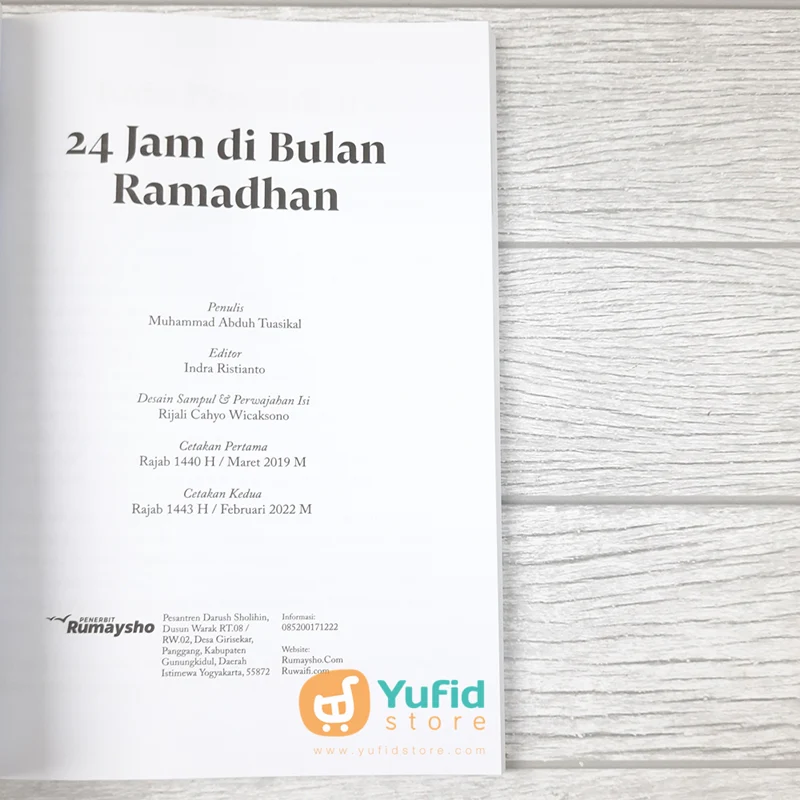 BUKU 24 JAM DI BULAN RAMADHAN (RUMAYSHO) - Image 3