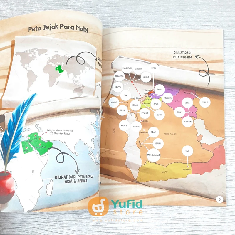 BUKU CERITA ANAK BERGAMBAR KISAH 25 NABI DAN RASUL (PQS) - Image 4