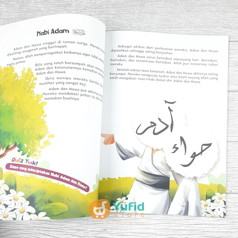 BUKU CERITA ANAK BERGAMBAR KISAH 25 NABI DAN RASUL (PQS) - Image 5