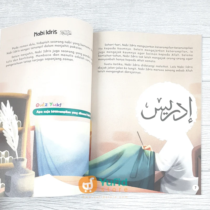 BUKU CERITA ANAK BERGAMBAR KISAH 25 NABI DAN RASUL (PQS) - Image 6