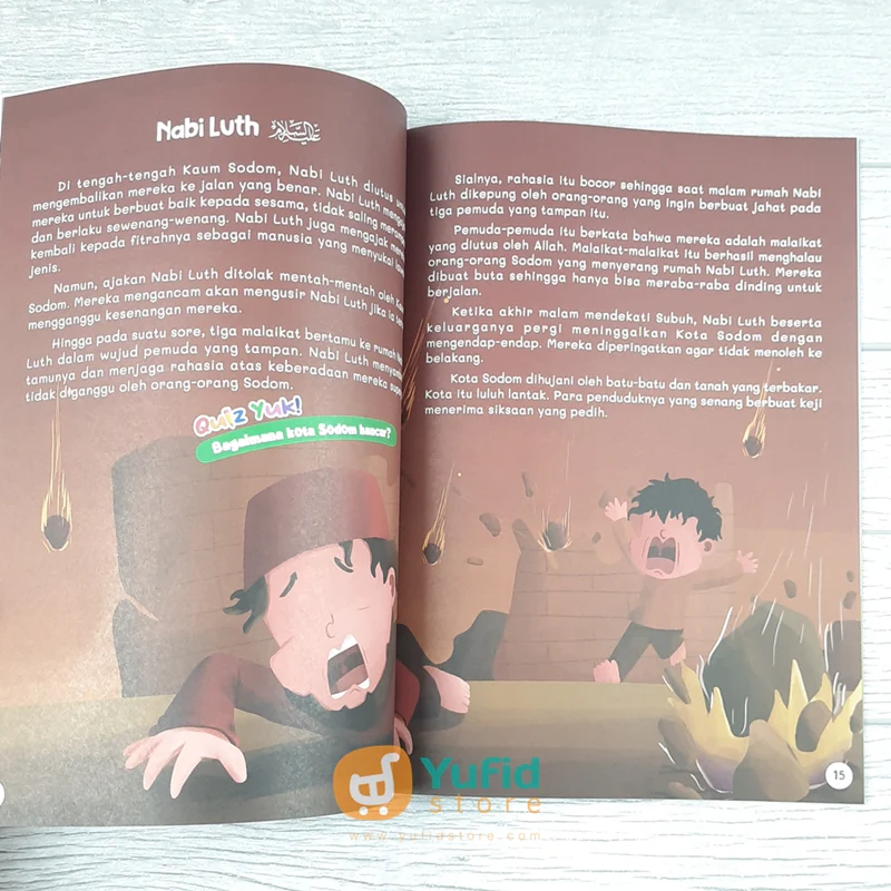 BUKU CERITA ANAK BERGAMBAR KISAH 25 NABI DAN RASUL (PQS) - Image 8