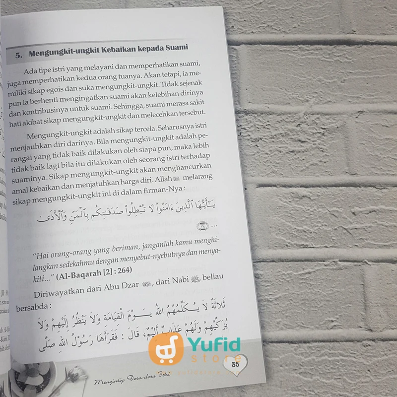 Buku 26 Dosa Istri yang Meresahkan Hati Suami (Kiswah Media) - Image 7