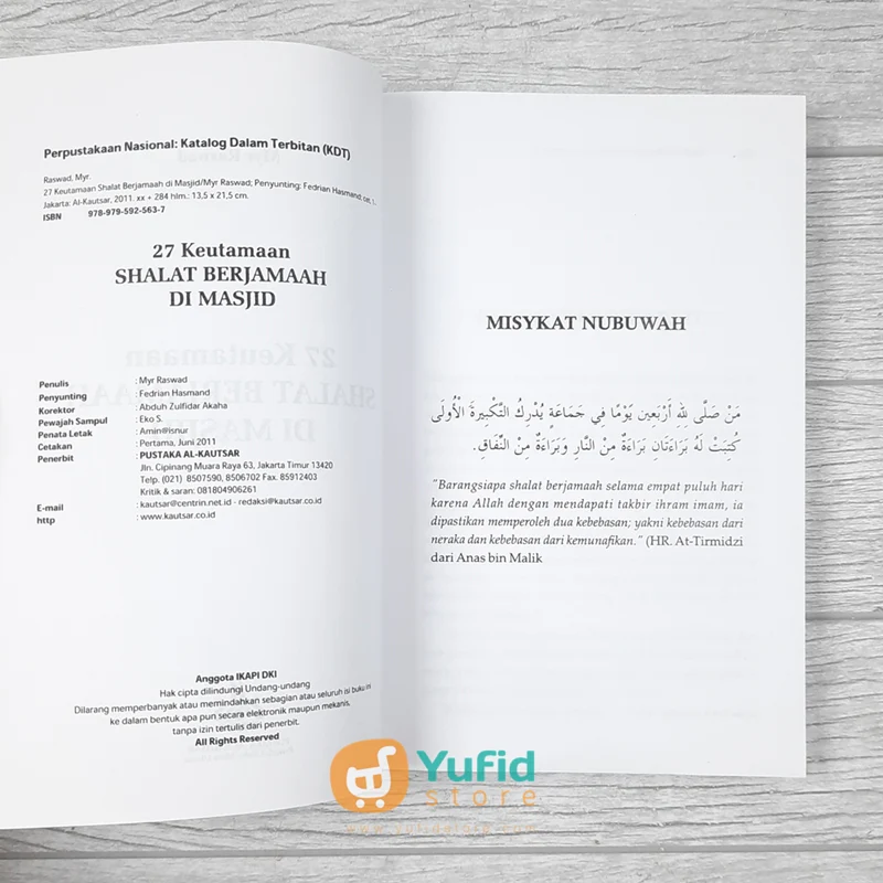 BUKU 27 KEUTAMAAN SHALAT BERJAMAAH DI MASJID (PUSTAKA AL KAUTSAR) - Image 3