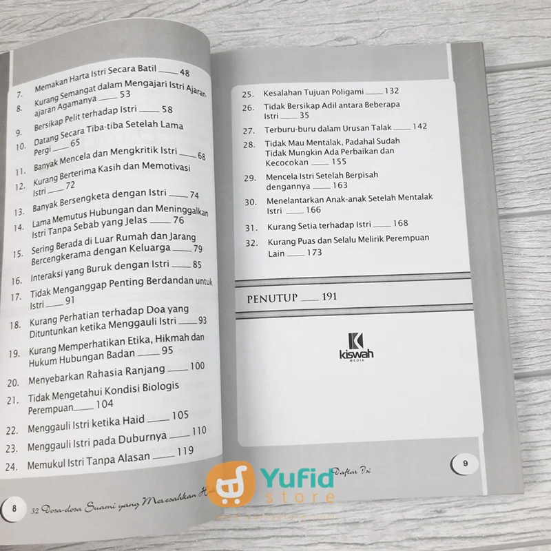 Buku 32 Dosa Suami yang Meresahkan Istri (Kiswah Media) - Image 4
