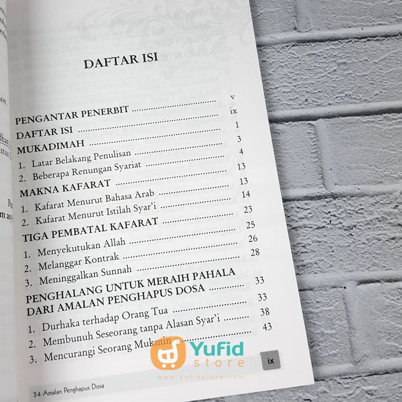 Buku 34 Amalan Penghapus Dosa (Pustaka Imam Asy-Syafii) - Image 3