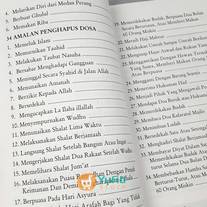 Buku 34 Amalan Penghapus Dosa (Pustaka Imam Asy-Syafii) - Image 4