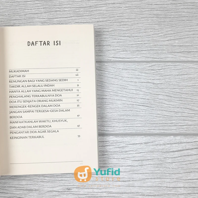 BUKU SAKU MENGADU KEPADA ALLAH 50 DOA PENOLONG SAAT SULIT (RUMAYSHO) - Image 4
