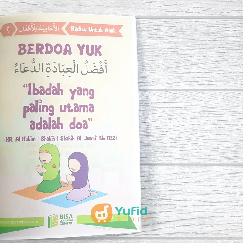 BUKU 50 HADITS PILIHAN UNTUK ANAK-ANAK SERI 1 - UKURAN A5 (BISA) - Image 4