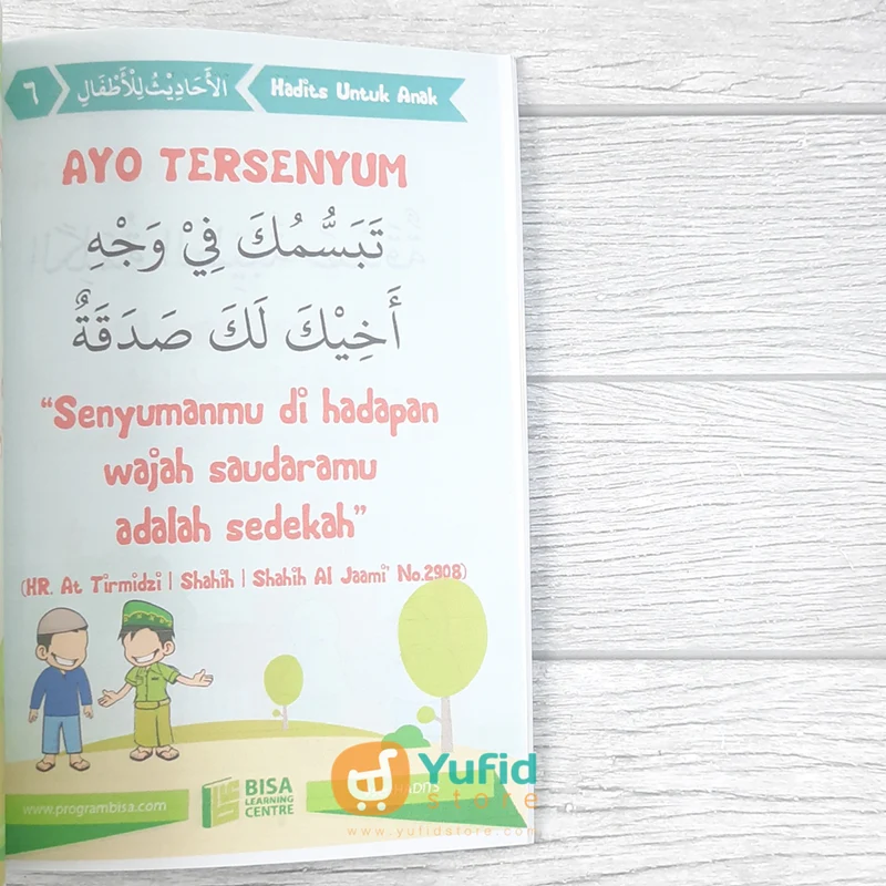 BUKU 50 HADITS PILIHAN UNTUK ANAK-ANAK SERI 1 - UKURAN A5 (BISA) - Image 5
