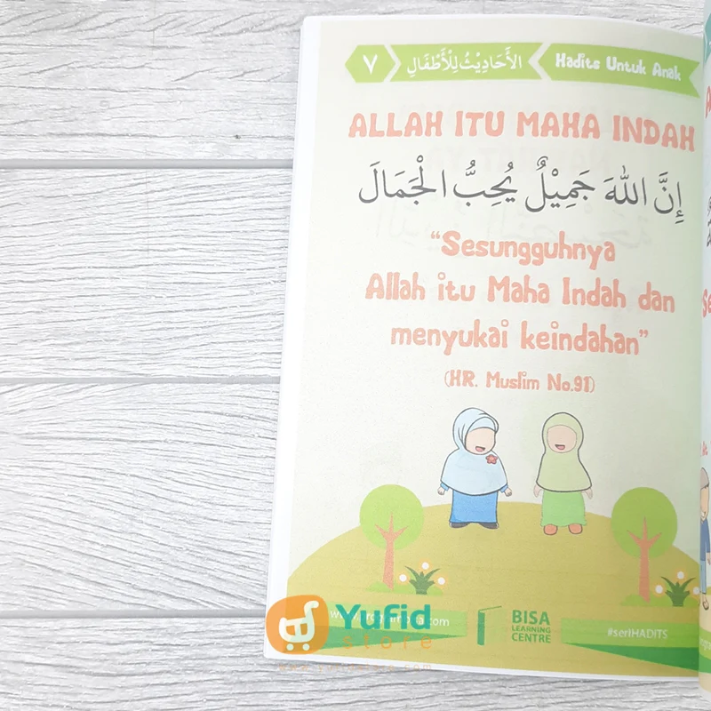 BUKU 50 HADITS PILIHAN UNTUK ANAK-ANAK SERI 1 - UKURAN A5 (BISA) - Image 6