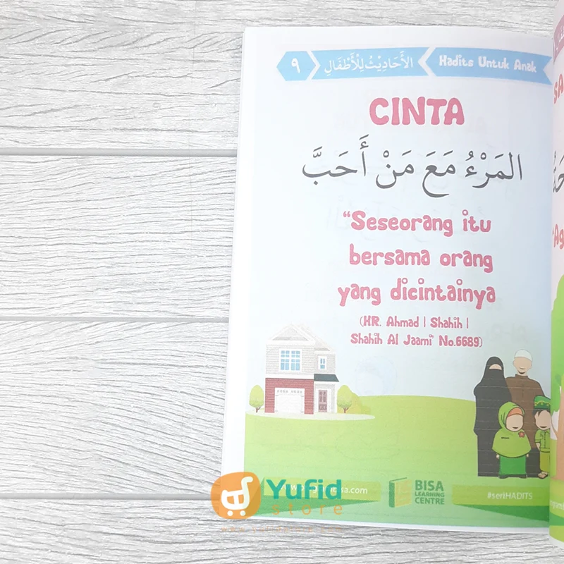 BUKU 50 HADITS PILIHAN UNTUK ANAK-ANAK SERI 1 - UKURAN A5 (BISA) - Image 7