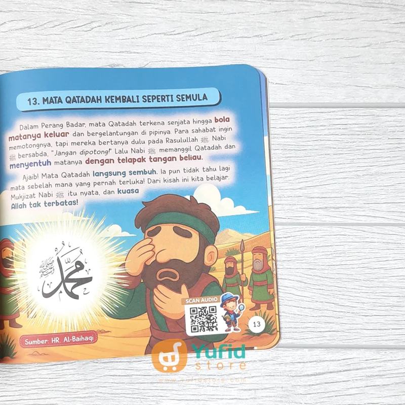 BUKU 50 KISAH MUKJIZAT RASULULLAH SEBAGAI PENGANTAR TIDUR (ARAFAH KIDS) - Image 8