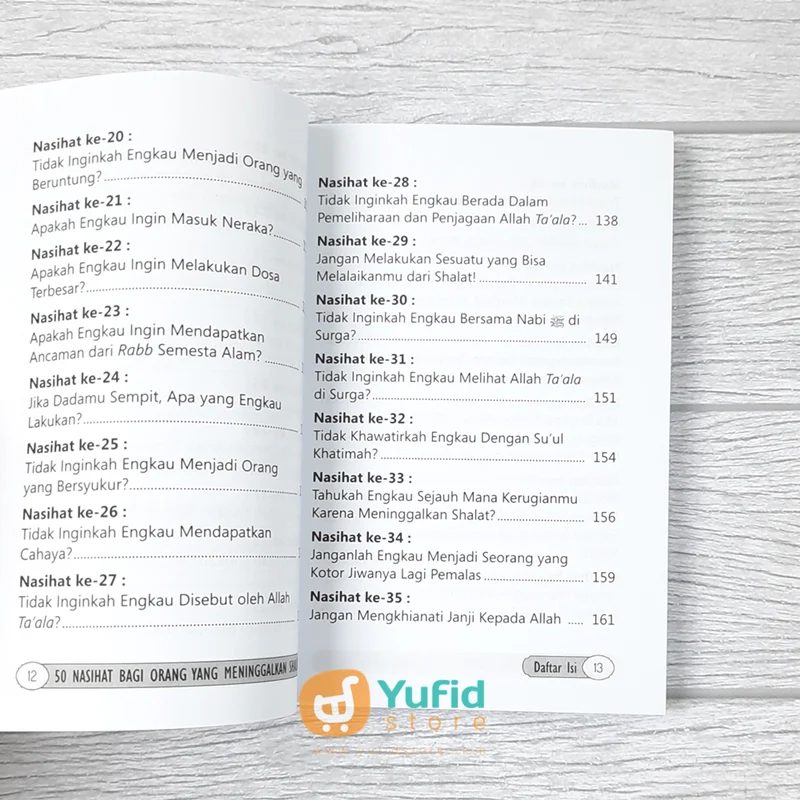 BUKU 50 NASIHAT BAGI ORANG YANG MENINGGALKAN SHALAT (PUSTAKA ARAFAH) - Image 6
