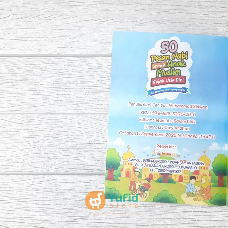 BUKU 50 PESAN NABI UNTUK ANAK MUSLIM SEJAK USIA DINI (AS-SALAM KIDS) - Image 3