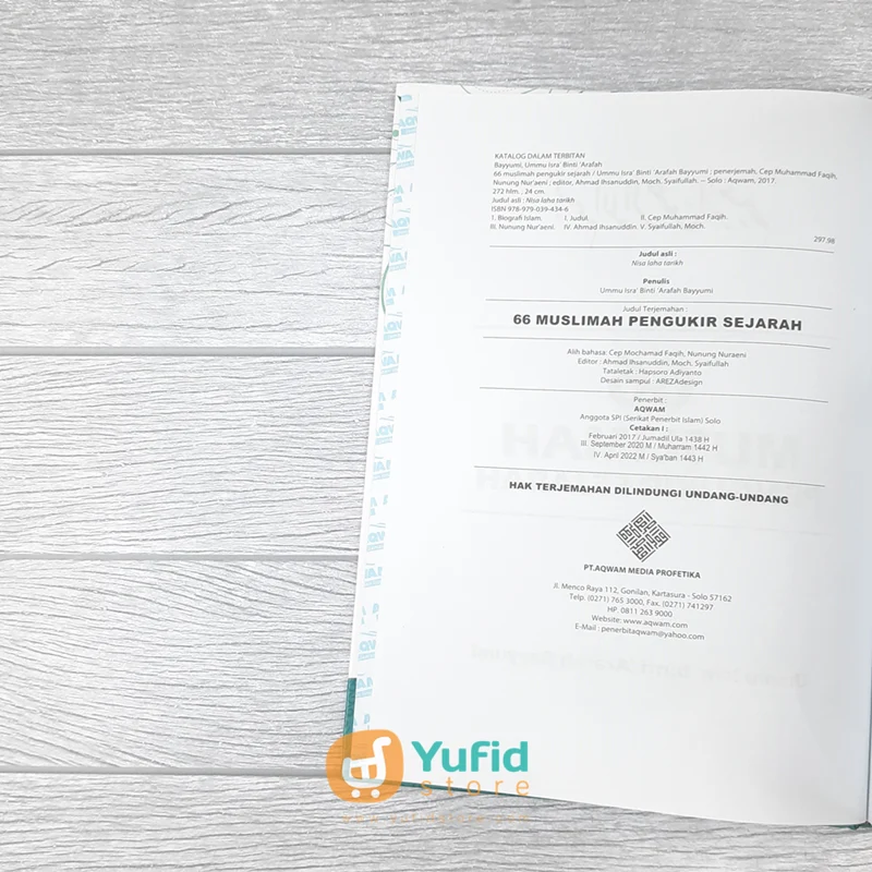 BUKU 66 MUSLIMAH PENGUKIR SEJARAH (AQWAM) - Image 3