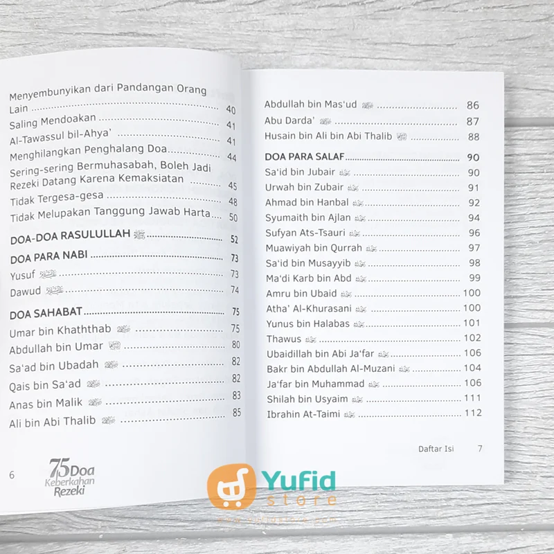 BUKU 75 DOA KEBERKAHAN REZEKI (PUSTAKA ARAFAH) - Image 5