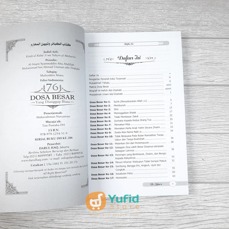 BUKU 76 DOSA BESAR YANG DIANGGAP BIASA (DARUL HAQ) - Image 3