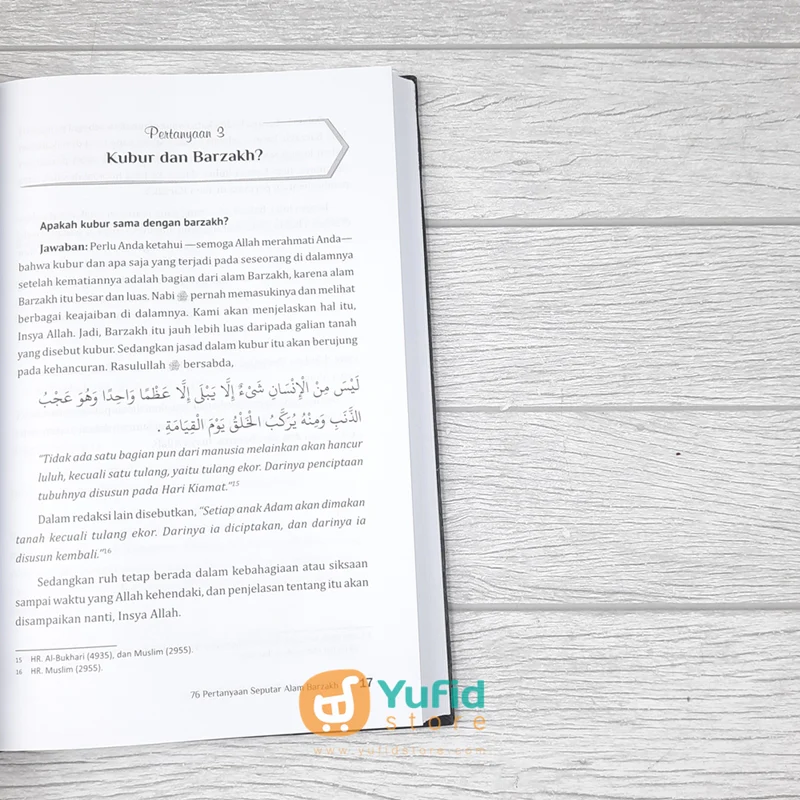 BUKU 76 PERTANYAAN SEPUTAR ALAM BARZAKH (PUSTAKA AL-KAUTSAR) - Image 7
