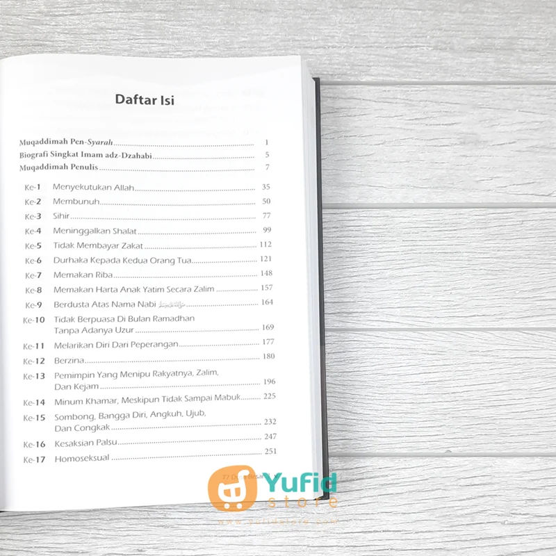 BUKU 77 DOSA BESAR YANG MEMBINASAKAN - SYARAH KITAB AL-KABAIR (PUSTAKA IMAM ASY-SYAFII) - Image 4