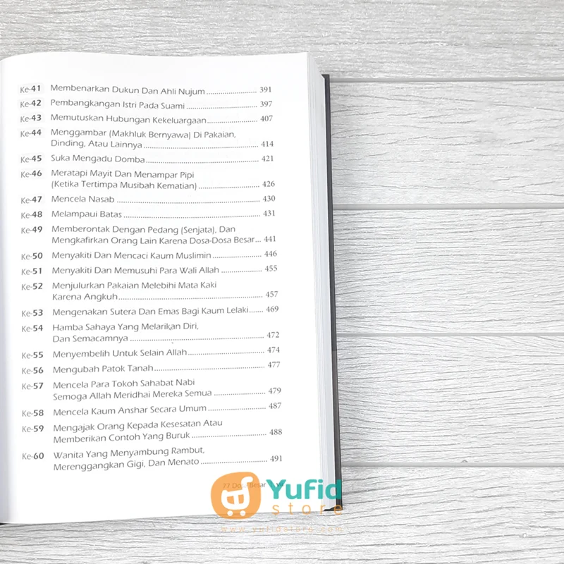 BUKU 77 DOSA BESAR YANG MEMBINASAKAN - SYARAH KITAB AL-KABAIR (PUSTAKA IMAM ASY-SYAFII) - Image 5
