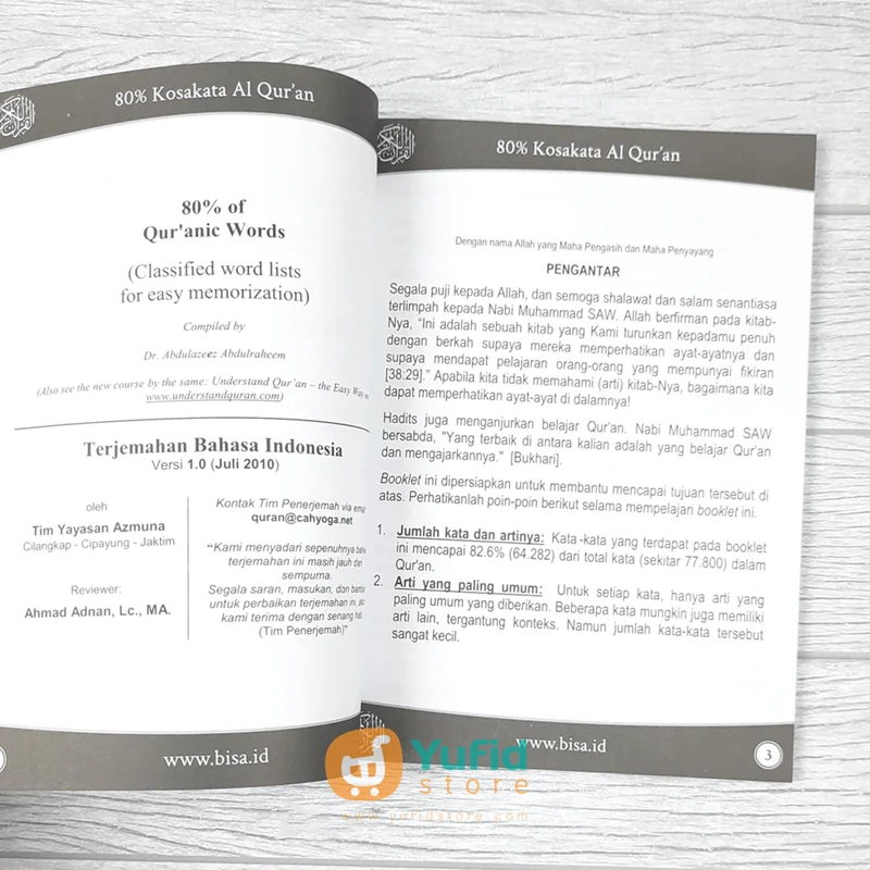 BUKU 80% KOSAKATA AL-QURAN (BISA) - Image 3