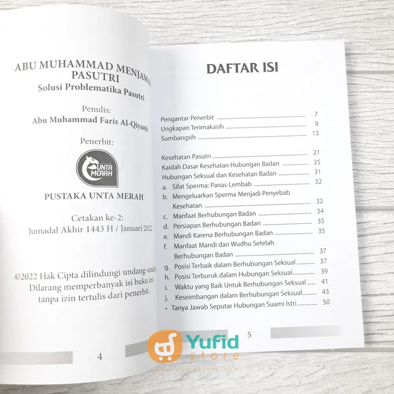 BUKU ABU MUHAMMAD MENJAWAB PASUTRI (PUSTAKA UNTA MERAH) - Image 3