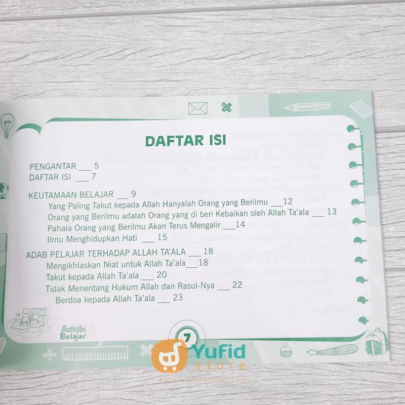 Buku Adab Belajar Sesuai Dengan Tuntunan Nabi (Media Sholih) - Image 3