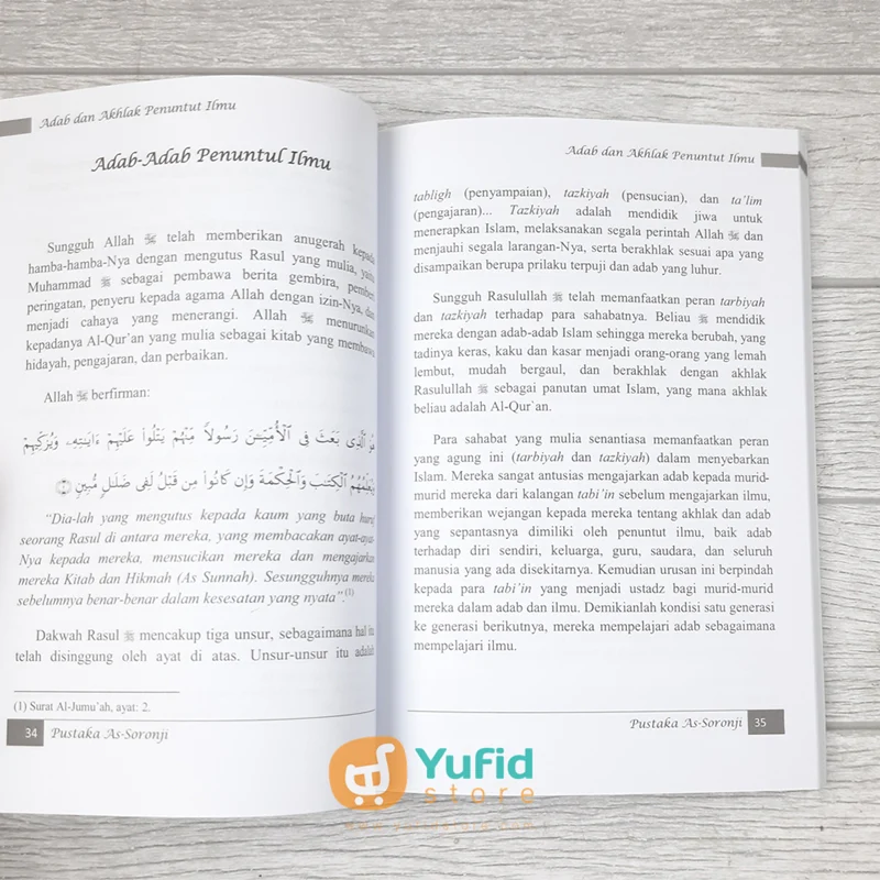 BUKU ADAB DAN AKHLAK PENUNTUT ILMU (PUSTAKA AS-SORONJI) - Image 6