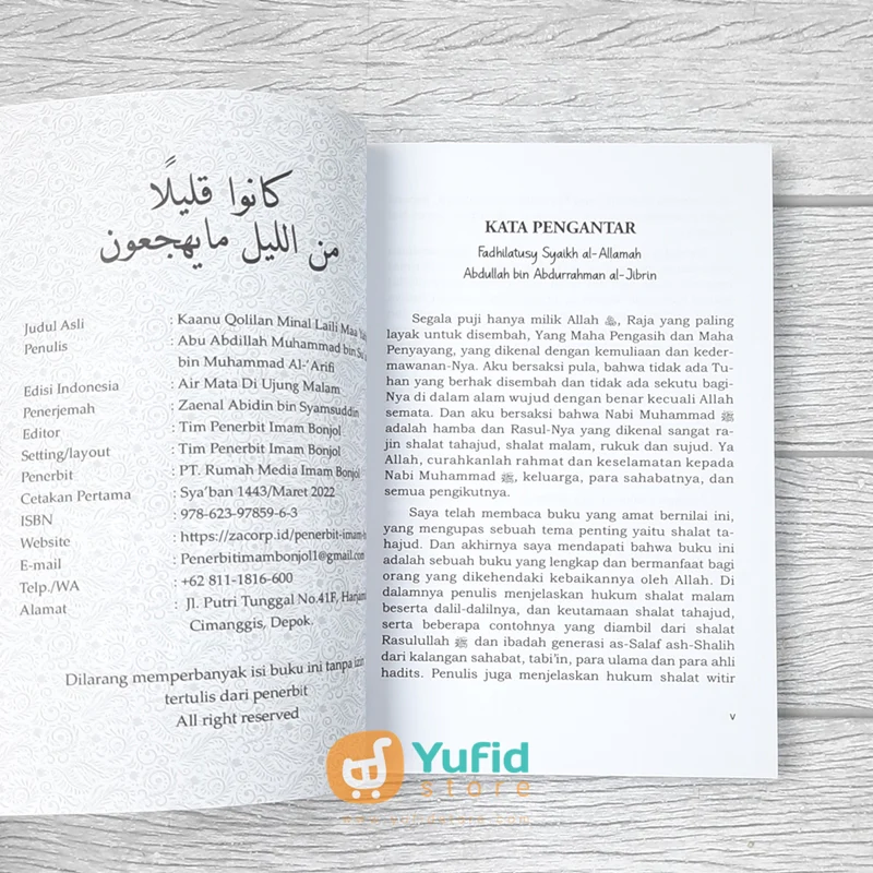 BUKU AIR MATA DIUJUNG MALAM (PUSTAKA IMAM BONJOL) - Image 3