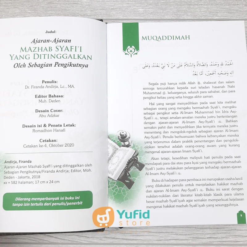 Buku Ajaran Mazhab Imam Asy-Syafi'i Yang Ditinggalkan Sebagian Pengikutnya (Ustadz Firanda Office) - Image 3