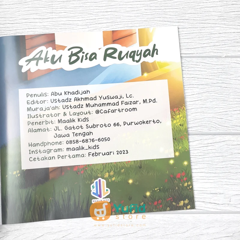 BUKU AKU BISA RUQYAH (MAALIK KIDS) - Image 3
