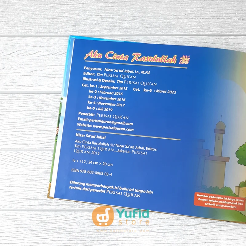 BUKU AKU CINTA RASULULLAH - MENELADANI KESEHARIAN RASULULLAH (QIDS) - Image 3