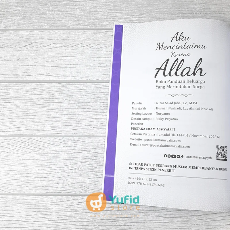BUKU AKU MENCINTAIMU KARENA ALLAH (PUSTAKA IMAM ASY SYAFII) - Image 3