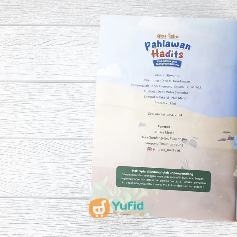 BUKU AKU TAHU PAHLAWAN HADITS KISAH ULAMA YANG MENGINSPIRASI DUNIA (MUARA MEDIA) - Image 3