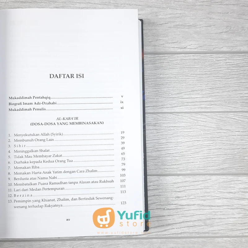 Buku Al-Kabair Dosa-Dosa yang Membinasakan (Darus Sunnah) - Image 5