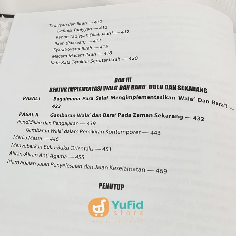 Buku Al-Wala' Wal Bara' Konsep Loyalitas Dan Permusuhan Dalam Islam (Ummul Qura) - Image 5