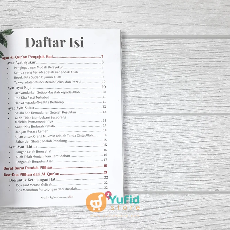 BUKU AMALAN DAN DOA PENENANG HATI (ZIYAD BOOKS) - Image 3